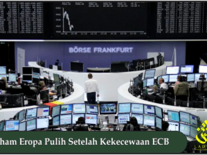Saham Eropa Pulih Setelah Kekecewaan ECB
