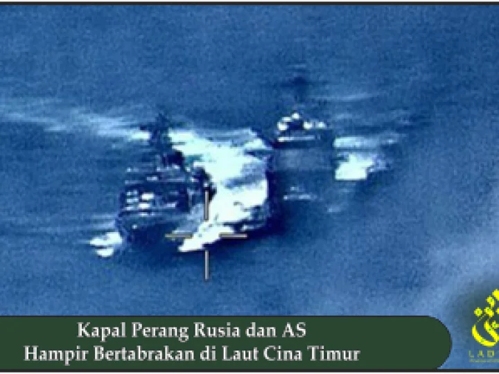 Kapal Perang Rusia dan AS Hampir Bertabrakan di Laut Cina Timur