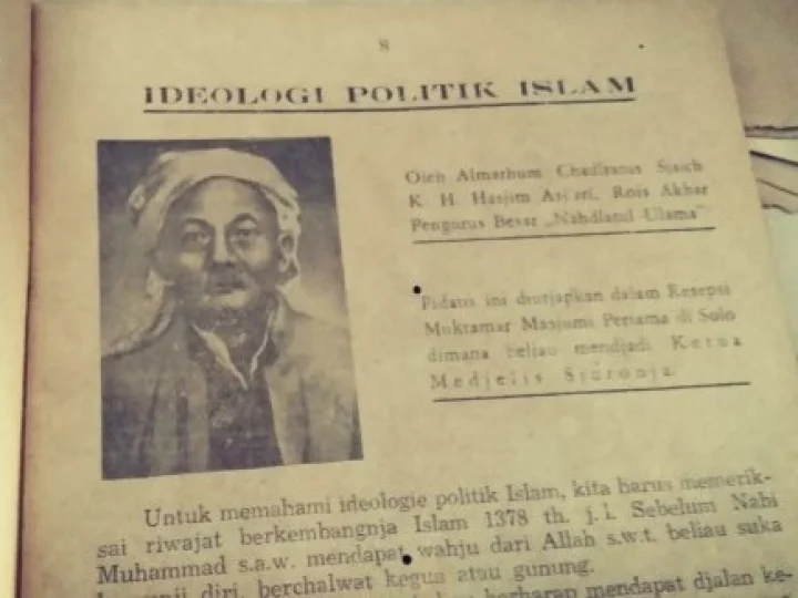 Ideologi Politik Islam KH Hasyim Asy’ari
