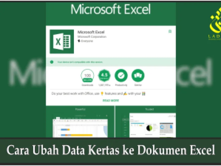 Cara Ubah Data Kertas ke Dokumen Excel
