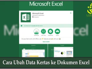 Cara Ubah Data Kertas ke Dokumen Excel