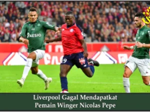 Liverpool Gagal Mendapatkat Pemain Winger Nicolas Pepe