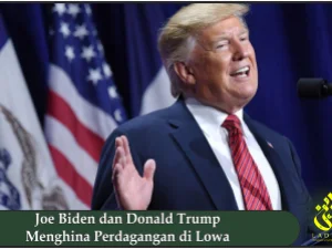 Joe Biden dan Donald Trump Menghina Perdagangan di Lowa