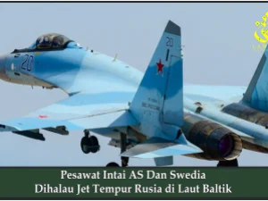 Pesawat Intai AS Dan Swedia Dihalau Jet Tempur Rusia di Laut Baltik