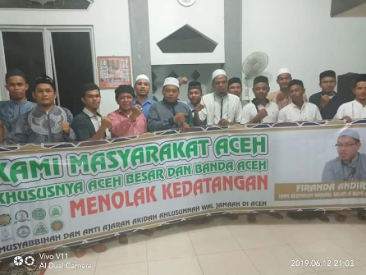 Masyarakat Aceh Menolak Kehadiran Firanda Andiraja