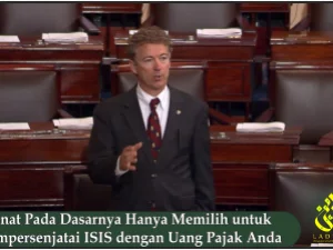 Senat Pada Dasarnya Hanya Memilih untuk Mempersenjatai ISIS dengan Uang Pajak Anda