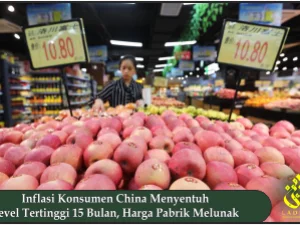 Inflasi Konsumen China Menyentuh Level Tertinggi 15 Bulan, Harga Pabrik Melunak
