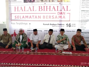 Mantan Ketua MK Hadiri Acara Halal Bi Halal IKBM
