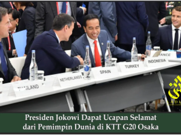 Presiden Jokowi Dapat Ucapan Selamat dari Pemimpin Dunia di KTT G20 Osaka