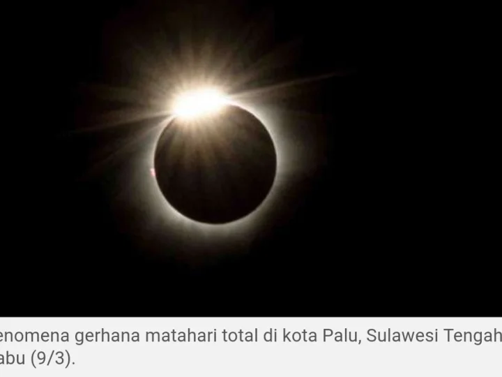 Lihat Langsung Gerhana Matahari Total Bisa Buta?