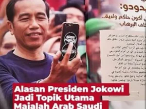 Sampul Jokowi, Majalah Arrajol Arab Saudi Bahas NU dan Muhammadiyah