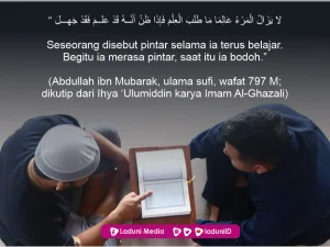 Sombong Karena Merasa Paling Pintar