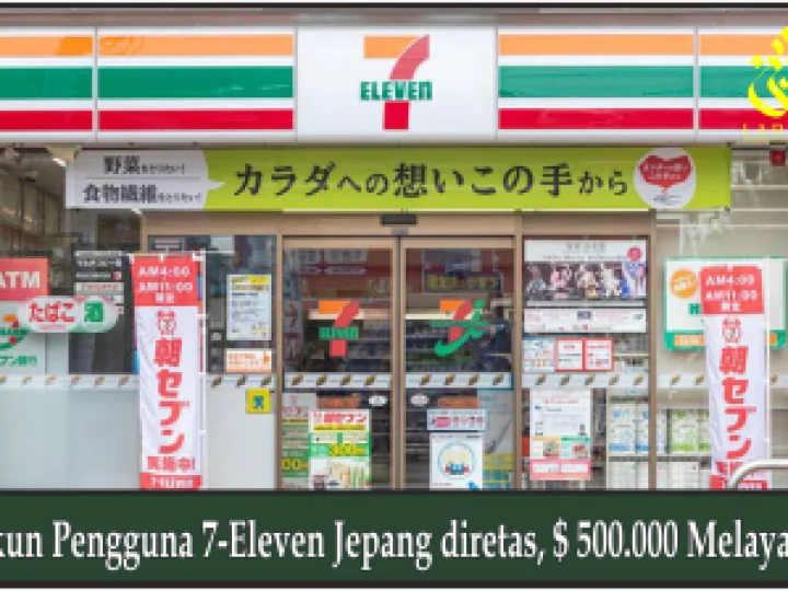 Akun Pengguna 7-Eleven Jepang diretas, $ 500.000 Melayang