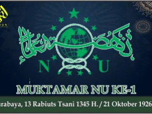 KEPUTUSAN MUKTAMAR NAHDLATUL ULAMA KE-1. Surabaya, 21 Oktober 1926 M.