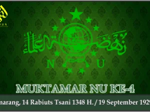 KEPUTUSAN MUKTAMAR NAHDLATUL ULAMA KE-4. Semarang, 19 September 1929 M.