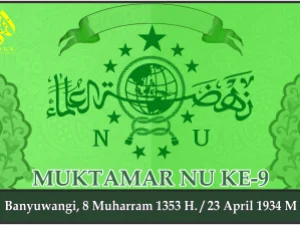 KEPUTUSAN MUKTAMAR NAHDLATUL ULAMA KE-9. Banyuwangi, 23 April 1934 M.