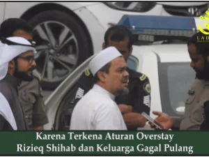 Karena Terkena Aturan Overstay, Rizieq Shihab dan Keluarga Gagal Pulang