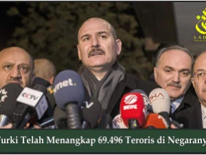 Turki Telah Menangkap 69.496 Teroris di Negaranya