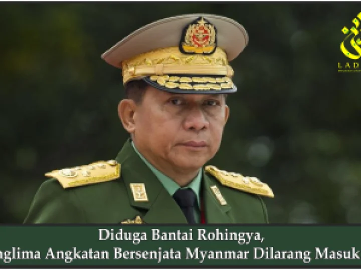 Diduga Bantai Rohingya, Panglima Angkatan Bersenjata Myanmar Dilarang Masuk AS