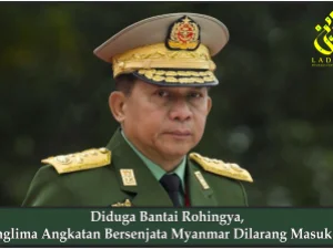 Diduga Bantai Rohingya, Panglima Angkatan Bersenjata Myanmar Dilarang Masuk AS