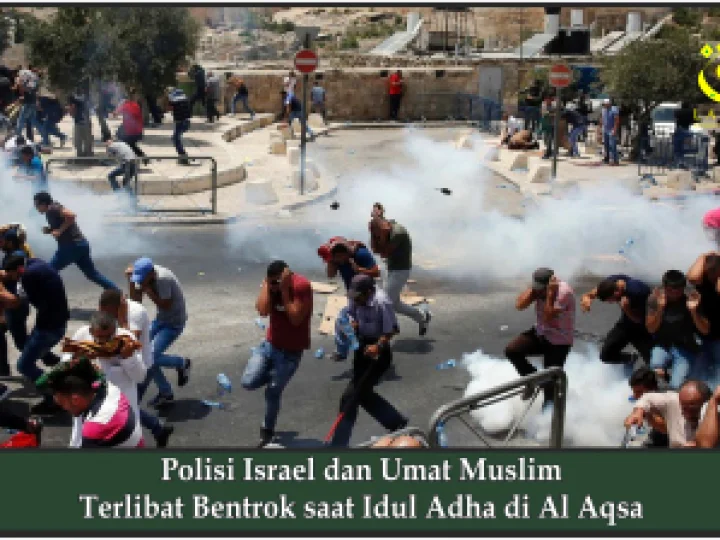 Polisi Israel dan Umat Muslim Terlibat Bentrok saat Idul Adha di Al Aqsa