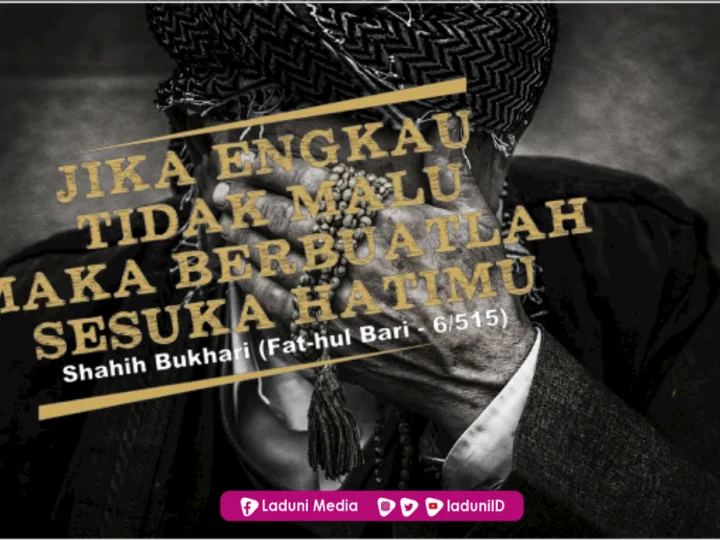 Malu Akhlak Mulia Yang Semakin Menghilang
