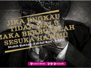 Malu Akhlak Mulia Yang Semakin Menghilang