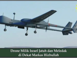 Drone Milik Israel Jatuh dan Meledak  di Dekat Markas Hizbullah