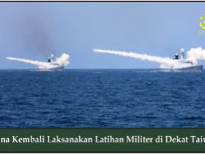 China Kembali Laksanakan Latihan Militer di Dekat Taiwan