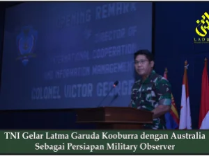 TNI Gelar Latma Garuda Kooburra dengan Australia Sebagai Persiapan Military Observer