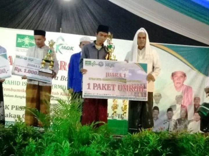 Sisihkan Puluhan Peserta, Santri NU Ini Raih Juara 1 MQK dan Umrah Gratis