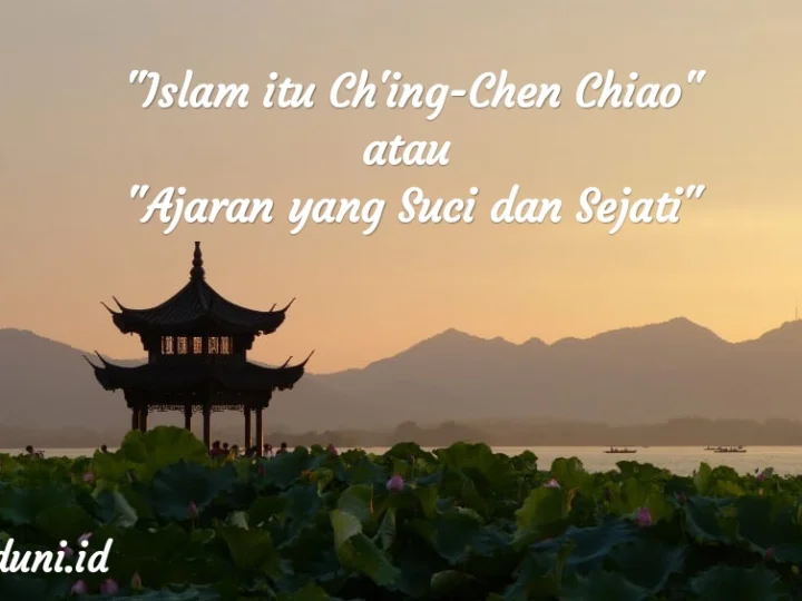 Pemahaman Islam dan Penerapannya di China 'Revolusi Mental'