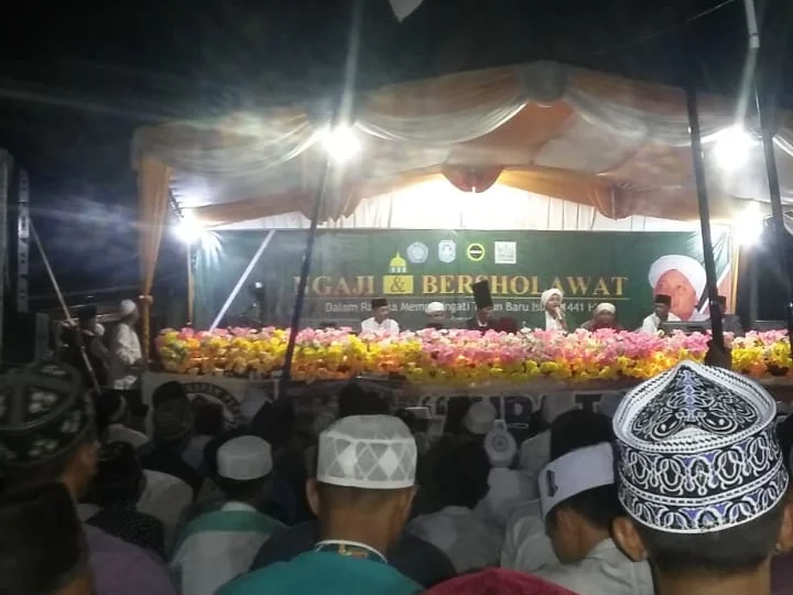 Semarrakkan Tahun Baru Islam, Warga Desa Sungai Malaya Gelar Pengajian dan Sholawatan