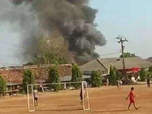 Gudang Senjata Milik Brimob Polda Jateng Terbakar