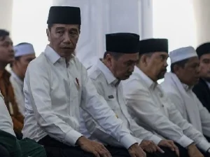 Presiden Shalat Istisqa di Riau