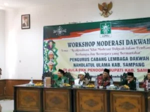 Bekali Pendakwah, LDNU Sampang Gelar Workshop Moderasi Dakwah
