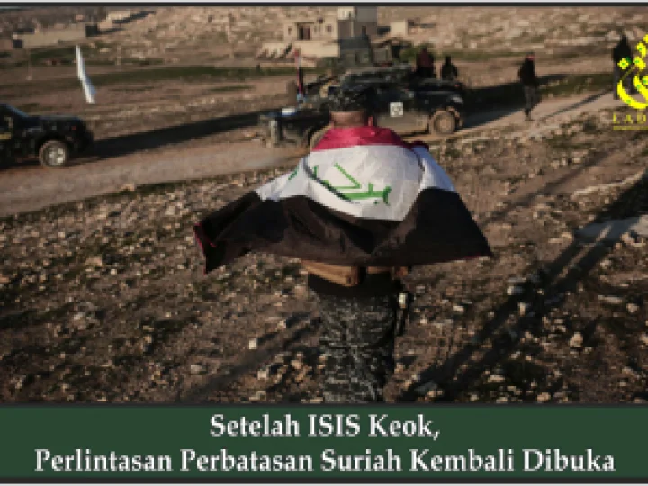 Setelah ISIS Keok, Perlintasan Perbatasan Suriah Kembali Dibuka