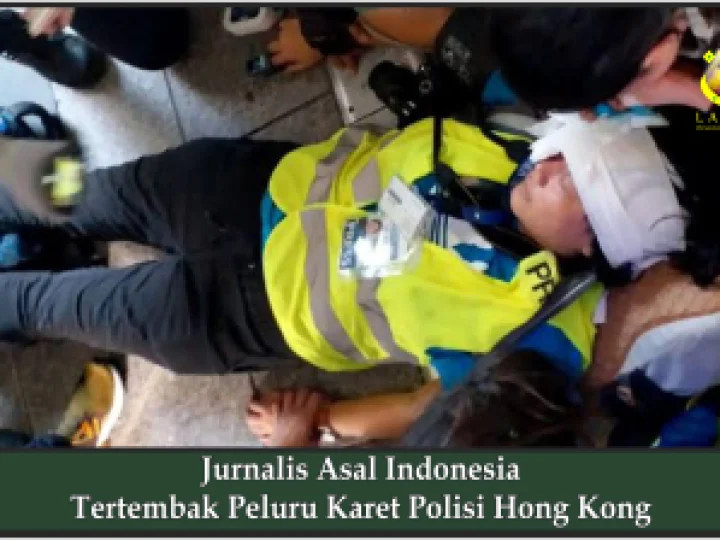 Jurnalis Asal Indonesia Tertembak Peluru Karet Polisi Hong Kong