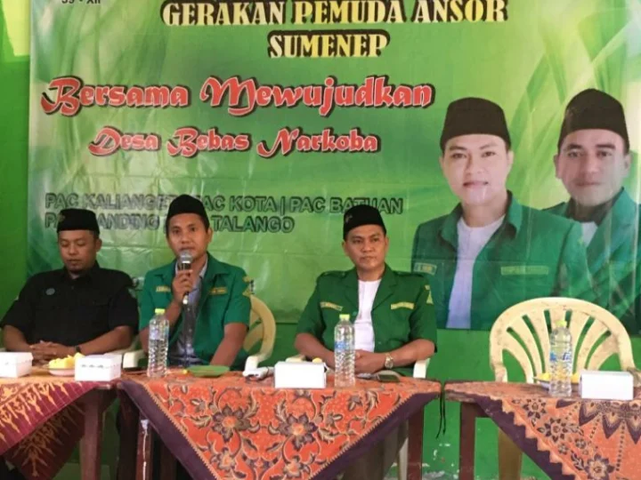 Ansor Sumenep Cetak Kader Anti Narkoba Setiap Desa