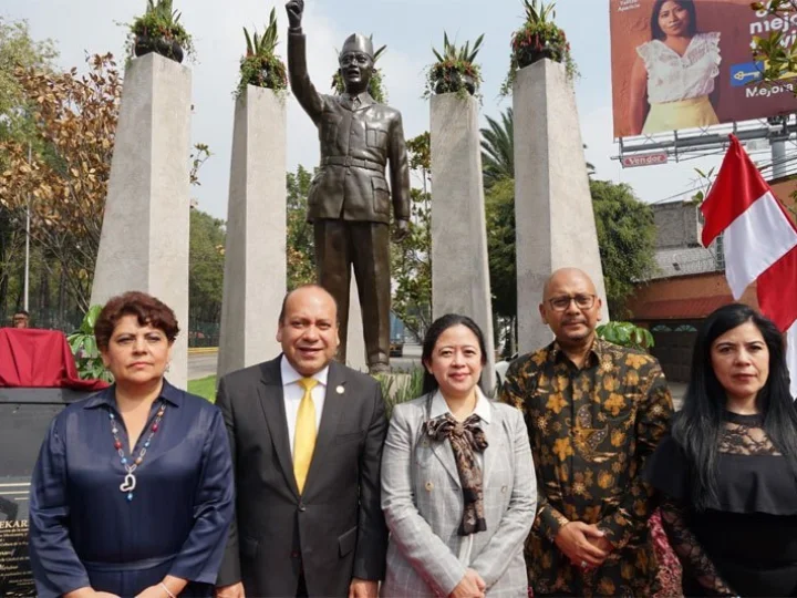 Bentuk Penghargaan pada Indonesia, Meksiko Resmikan Patung Soekarno