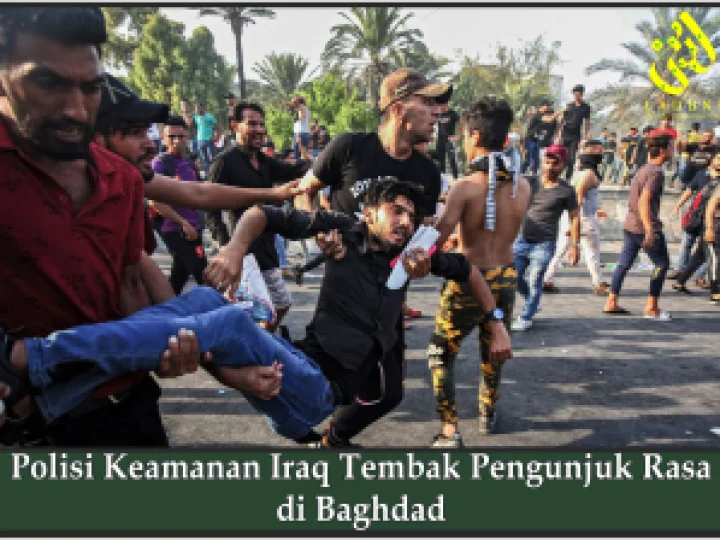 Polisi Keamanan Iraq Tembak Pengunjuk Rasa di Baghdad