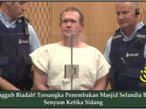 Sungguh Biadab! Tersangka Penembakan Masjid Selandia Baru Senyum Ketika Sidang