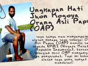 Begini Ungkapan Hati Jhon Kogoya, Orang Asli Papua yang Bangga NKRI