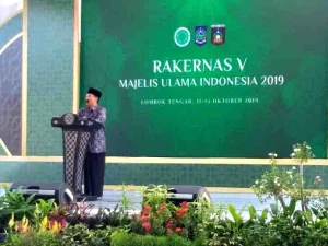Rakernas MUI 2019 Putuskan KH. Ma'ruf Amin Tetap Ketua MUI