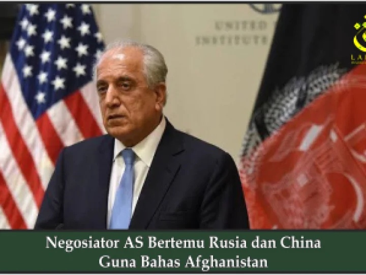Negosiator AS Bertemu Rusia dan China Guna Bahas Afghanistan