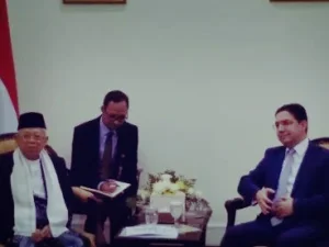 Kunjungi Wapres Ma'ruf, Menlu Maroko Perkuat Hubungan Ekonomi dan Dialog Politik