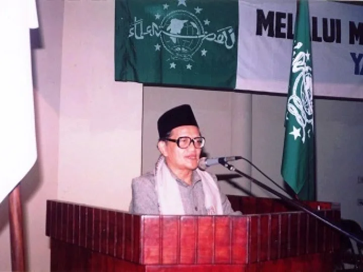 KH Moh Ilyas Ruhiat: Hidup Saya Hanya untuk Mengabdi di NU