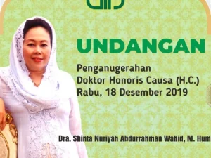 Ibu Sinta Nuriyah Wahid Terima Anugerah Doktor HC dari UIN Sunan Kalijaga