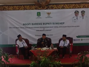 'Ngopi Bareng Bupati', Ini Fokus Baznas Sumenep