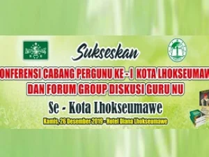 Pergunu Kota Lhokseumawe Dibentuk, PCNU Berharap Bisa Teguhkan Aswaja